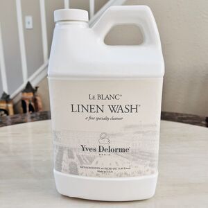 Le BLANC Linen Wash Fine Specialty Cleanser 64oz Yves Delorme Paris Made in USA